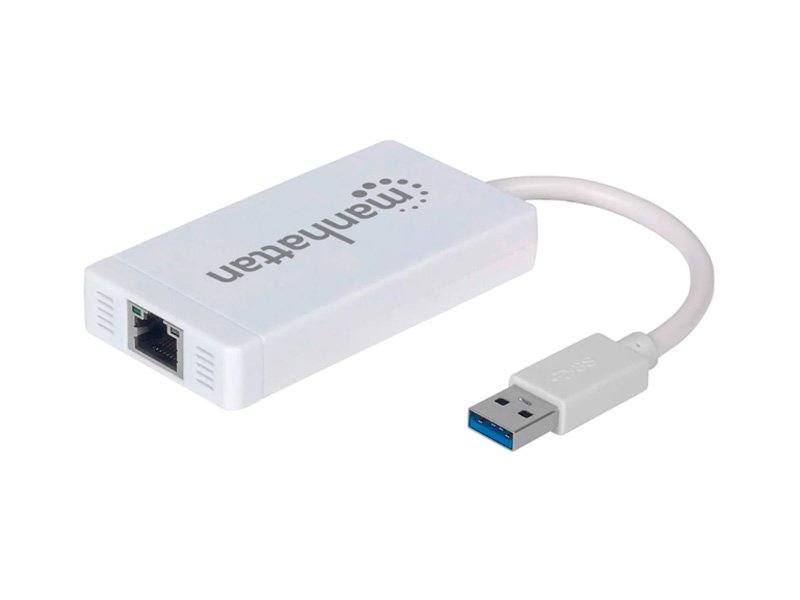 Hub USB 3.0 tipo A de 3 puertos con adaptador Gigabit Ethernet