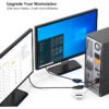 Adaptador de vídeo HDMI macho a VGA hembra