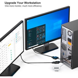Adaptador de vídeo HDMI macho a VGA hembra