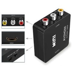 Convertidor RCA a HDMI 1080P Mini Knup