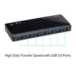 Hub de 7 Puertos USB 3.0 con 2 Puertos de Carga UH720 V3