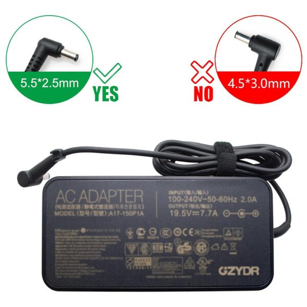 Adaptador para laptop 19.5V 7.7A 150W A17-150P1A