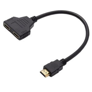 Cable adaptador divisor HDMI macho a doble HDMI