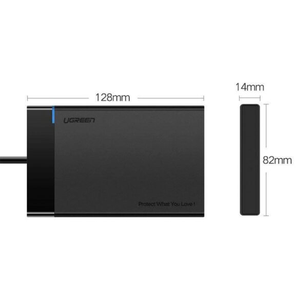 Carcasa para disco USB UGREEN de 2,5 pulgadas