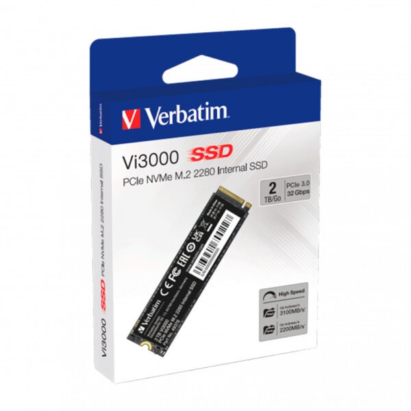 Disco interno 2 TB SSD Vi3000 PCIe NVMe de M.2 2280