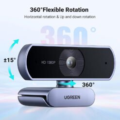 Camara web UGREEN CM678 1080P USB Full HD