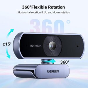 Camara web UGREEN CM678 1080P USB Full HD