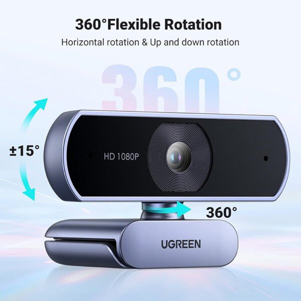 Camara web UGREEN CM678 1080P USB Full HD
