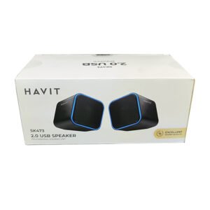 Altavoces Multimedia Havit HV-SK473 negro con azul