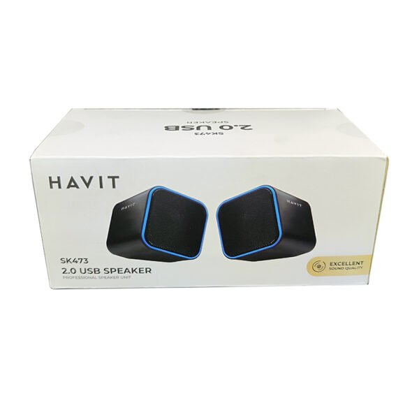 Altavoces Multimedia Havit HV-SK473 negro con azul