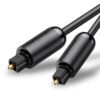 Cable Optico Ugreen para audio 1.5m fibra óptica digital Toslink SPDIF