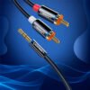 Cable de Audio Ugreen Estereo 3.5mm a 2 RCA de 3M