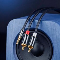 Cable de Audio Ugreen Estereo 3.5mm a 2 RCA de 3M
