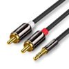 Cable de Audio Ugreen Estereo 3.5mm a 2 RCA de 3M