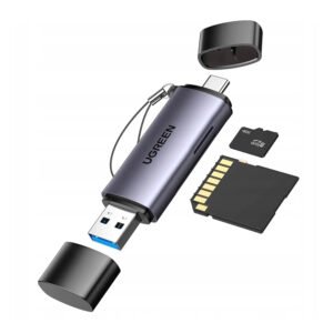 Lector Ugreen CM185 50706 para tarjetas SD USB-A 3.0