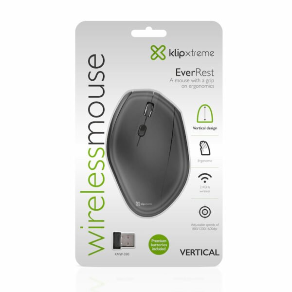 Mouse Vertical Inalambrico EverRest KMW-390