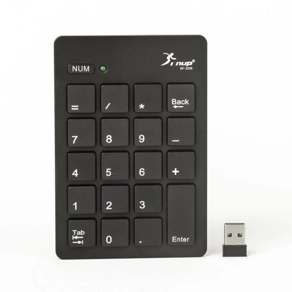 Teclado numerico inalambrico Knup KP-2038