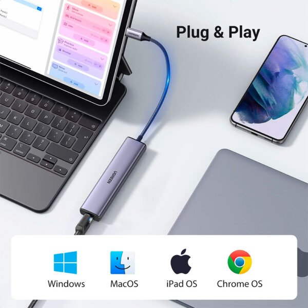 Adaptador USB C a Ethernet UGREEN Modelo:CM475