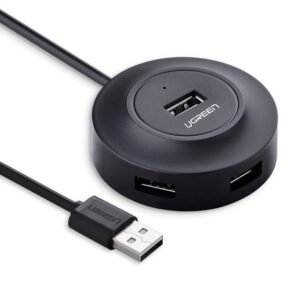 Hub USB 2.0 4 puertos Ugreen CR106