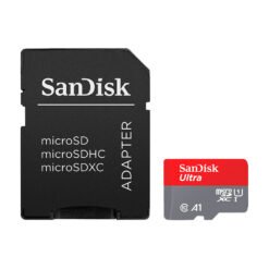 SanDisk Ultra microSD con adaptador SD 256 GB