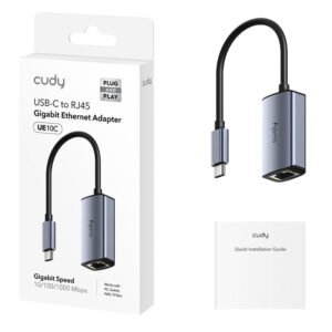 Adaptador Cudy USB-C a Gigabit Ethernet UE10C