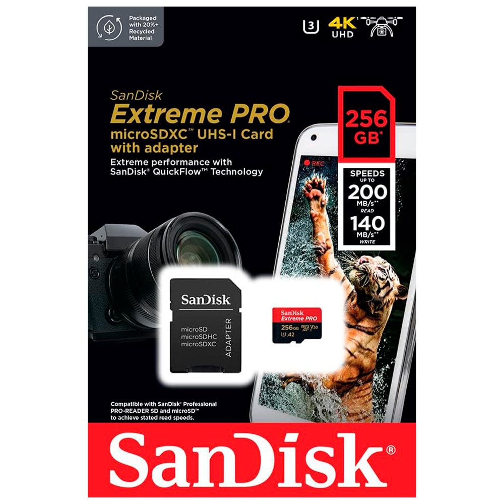 SanDisk Extreme Pro MicroSD 256 GB