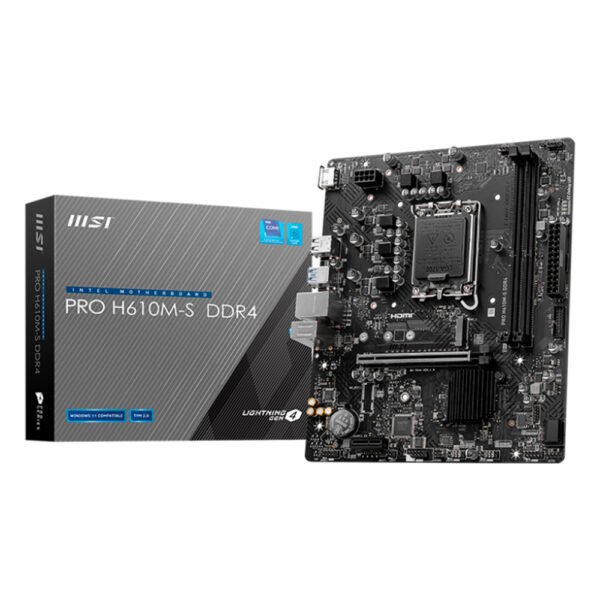 Tarjeta Madre MSI Pro H610M-S DDR4