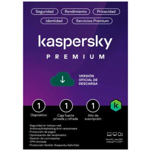 Kaspersky Premium 1 Dispositivo 1 Año VPN ilimitado