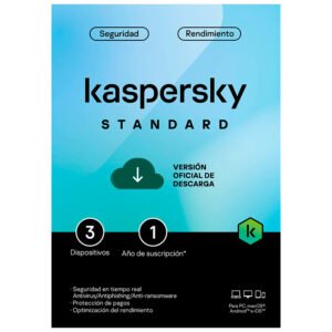 Kaspersky Standard 3 Dispositivos 1 Año