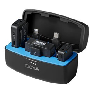 Boyalink V2.0 Sistema de Micrófono Inalámbrico Universal 3 en 1
