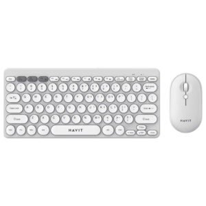 Combo Teclado y Mouse Inalámbrico Havit KB279GCM Blanco