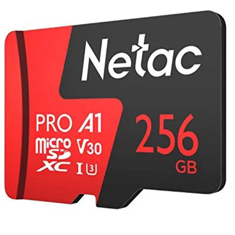 Netac Micro SD 256GB Memoria de Alta Velocidad Clase 10