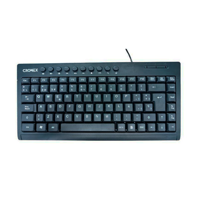 Teclado Slim Multimedia Cronex Atenas K-500
