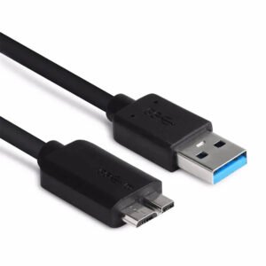 Cable USB 3.0 Micro HDD 50cm Alta Velocidad 5Gbps Compacto