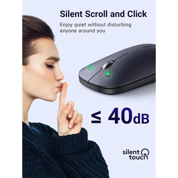 Ugreen mouse inalámbrico slim 4000 DPI Dual BT y 2.4G