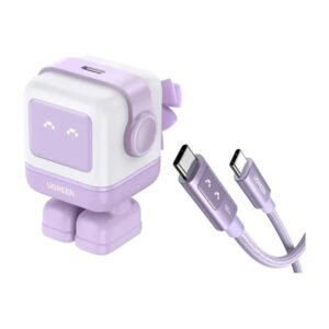 Cargador USB-C 30W Nexode Robot GaN Purp