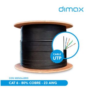 Cable UTP Cat6 CCA Dimax 100 Metros