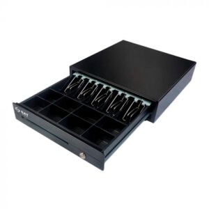 Cajón Monedero SAT 119X Negro para Punto de Venta POS
