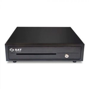 Cajón Monedero SAT 119X Negro para Punto de Venta POS