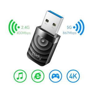Adaptador USB Wi-Fi AC1300 Cudy WU1300S
