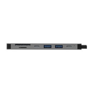 Concentrador 7 en 1 USB-C UNNO HB1107GY