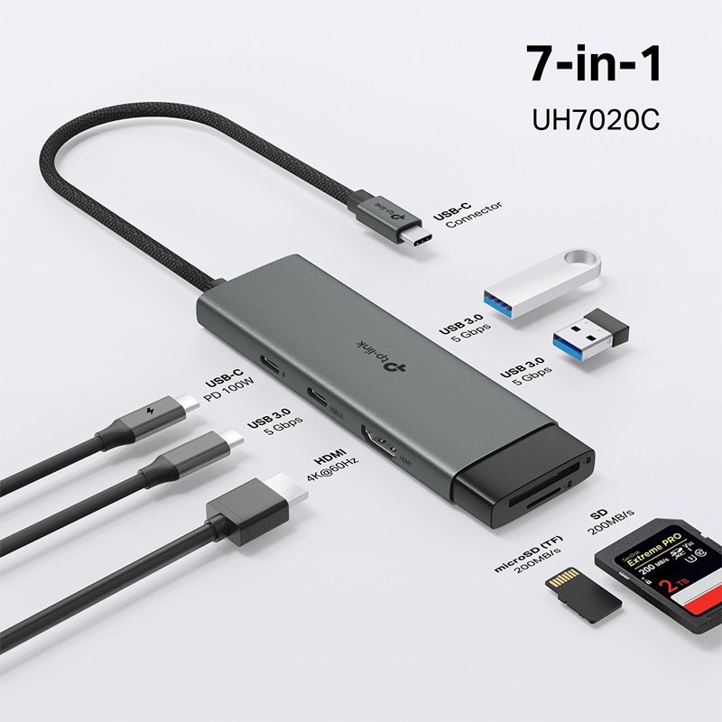 Hub USB-C 7 en 1 TP-Link UH7020C