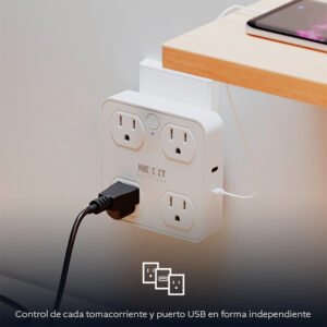 Protector de sobretensión inteligente Wi-Fi NHP-T615