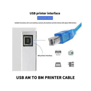 Cable de Impresora USB 2.0 de 2m Tipo A a B LELON