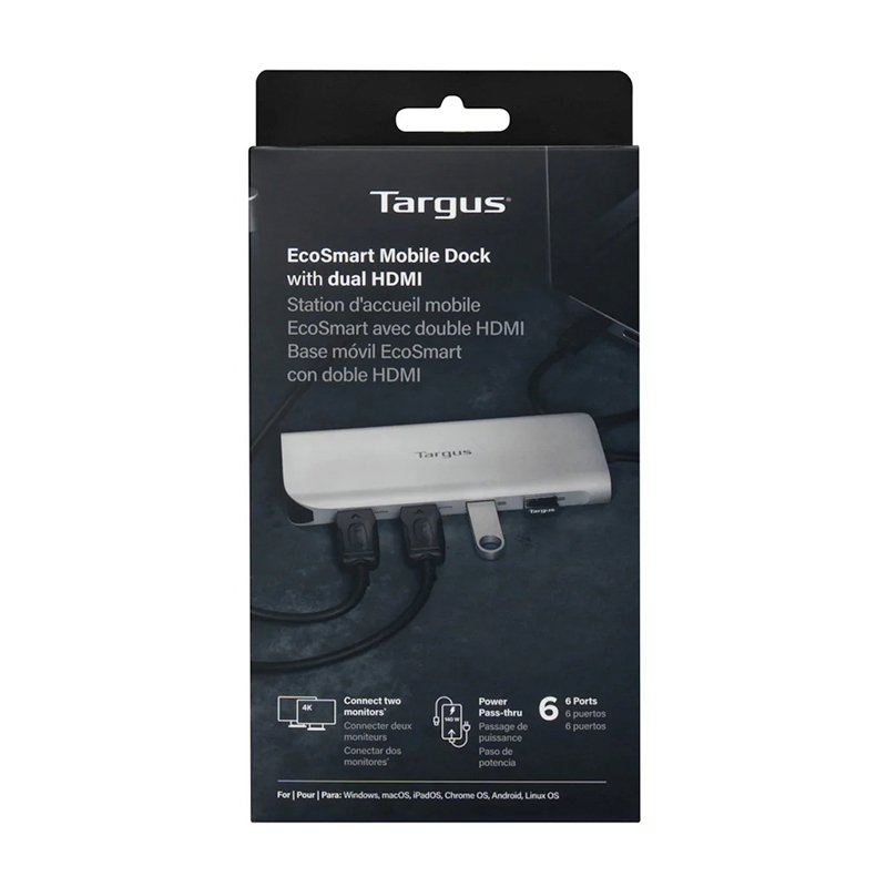 Docking Station Targus DOCK427 140W Dual HDMI 4K USB-C