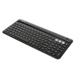 Multi-Device-Bluetooth®-Antimicrobial-Keyboard-with-TabletPhone-Cradle