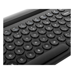 Multi-Device-Bluetooth®-Antimicrobial-Keyboard-with-TabletPhone-Cradle