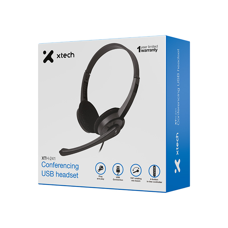 Audífonos USB para Conferencias XTH-241