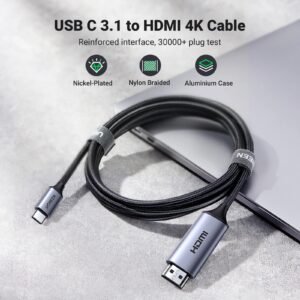 CABLE USB TIPO C A HDMI 4K - 1.5M - UGREEN