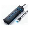 HUB USB 3.0 DE 7 PUERTOS CON LED KNUP KP-HB522